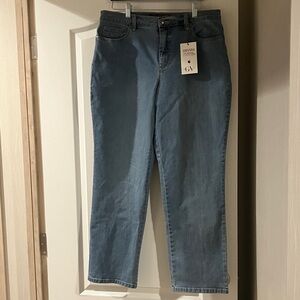 Gloria Vanderbilt Women's Blue Straight Leg Jeans